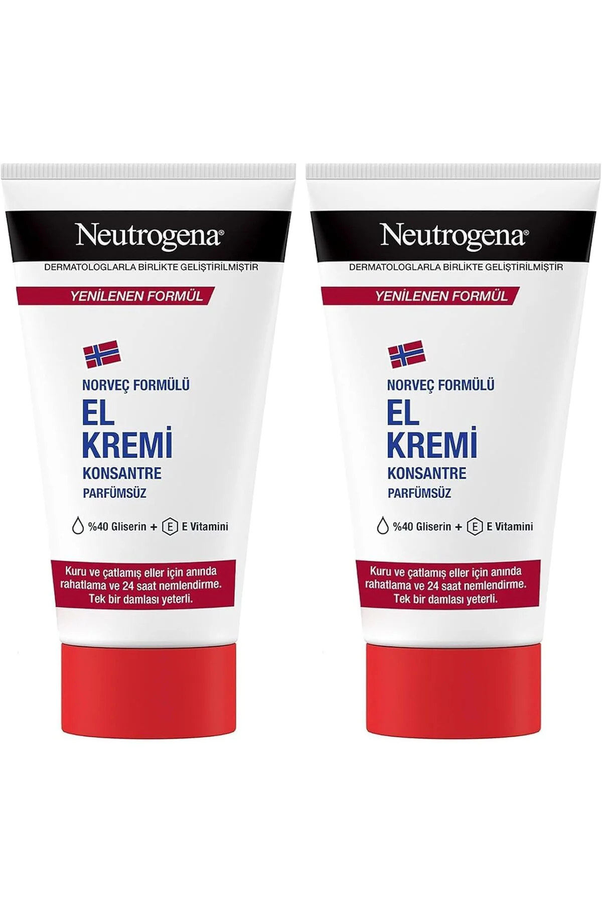 Norveç Formülü Parfümsüz Konsantre El Kremi 75 Ml (Kuru ve Çatlamış Eller için) Norveç Formülü Parfümsüz Konsantre El Kremi 75 Ml (Kuru ve Çatlamış Eller için)