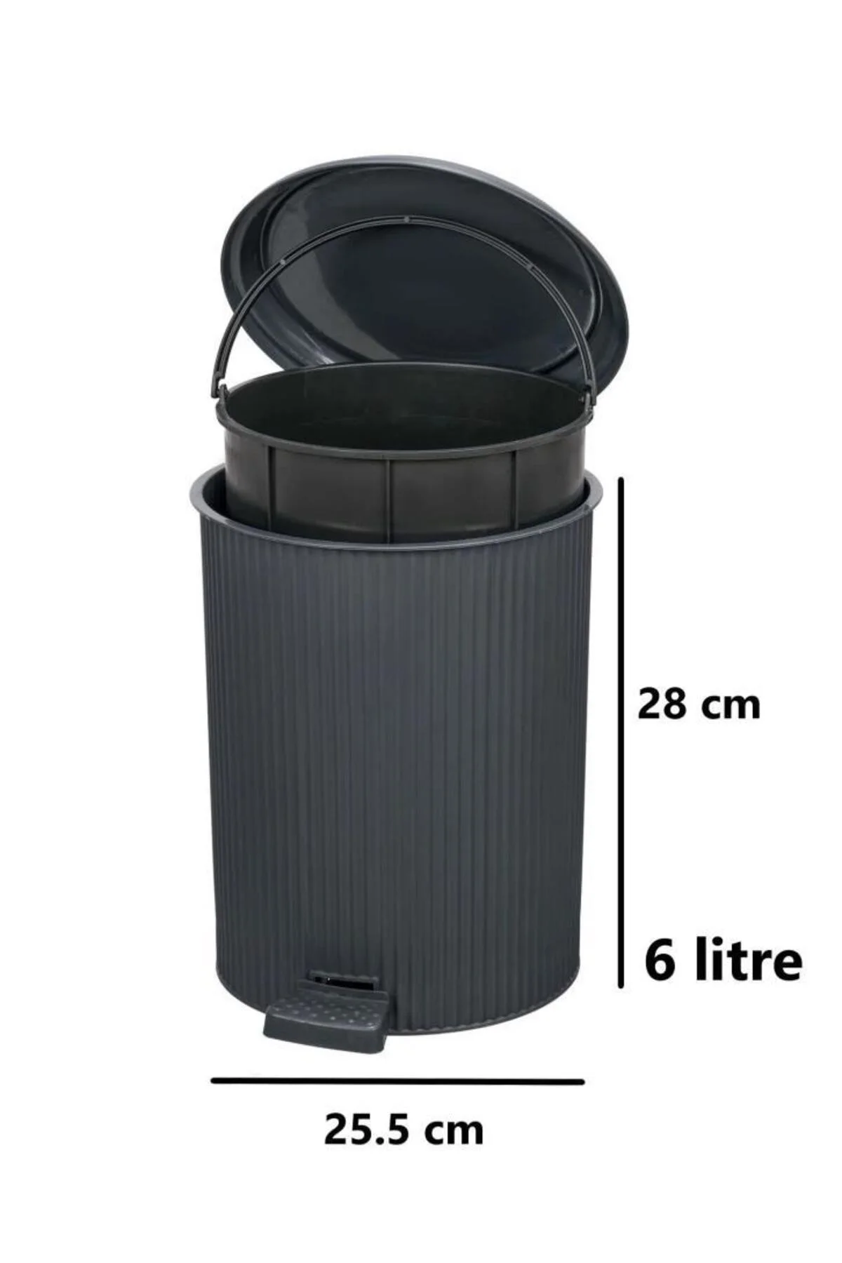 Nostalji 4'lü Çöp Kovalı Wc Fırçalı Banyo Seti