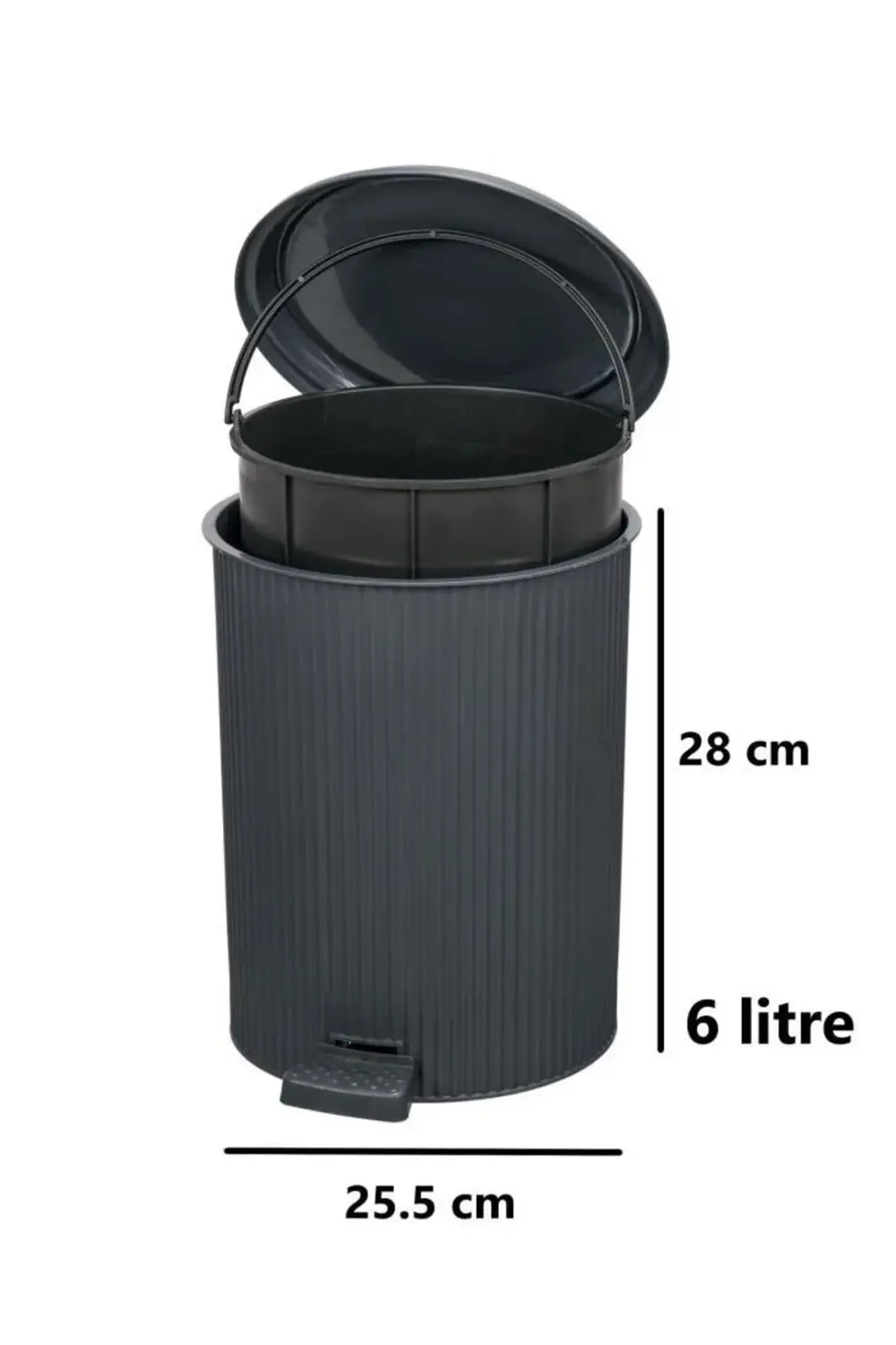 Nostalji 4'lü Çöp Kovalı Wc Fırçalı Banyo Seti