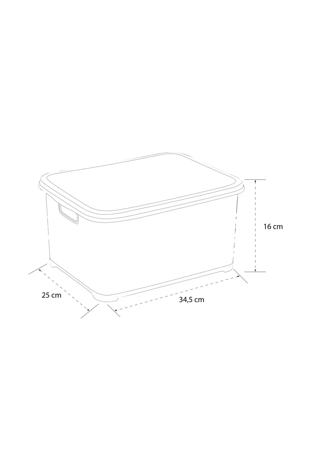 Nostalji Kapaklı Kutu: 10 Litre