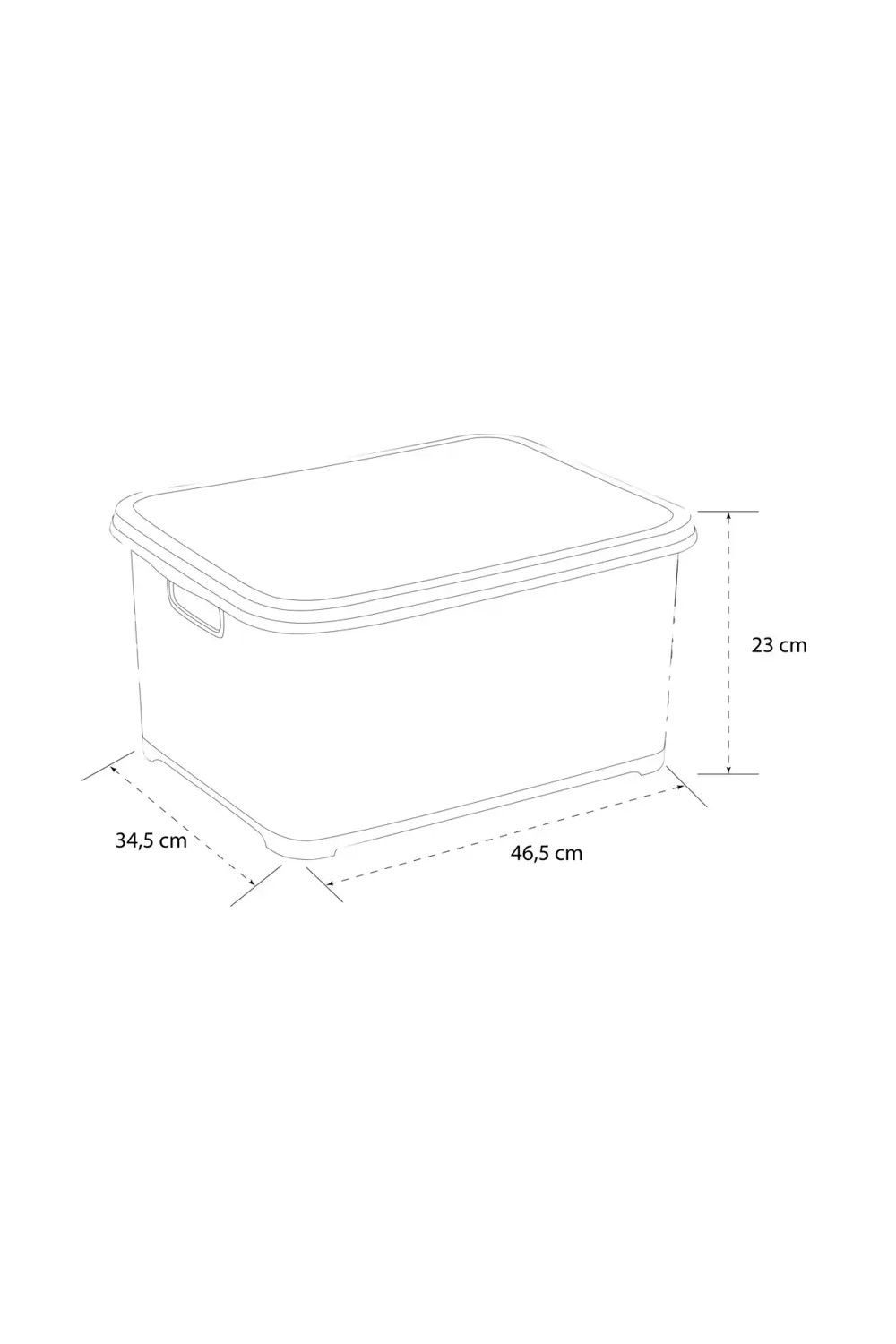 Nostalji Kapaklı Kutu: 26 Litre