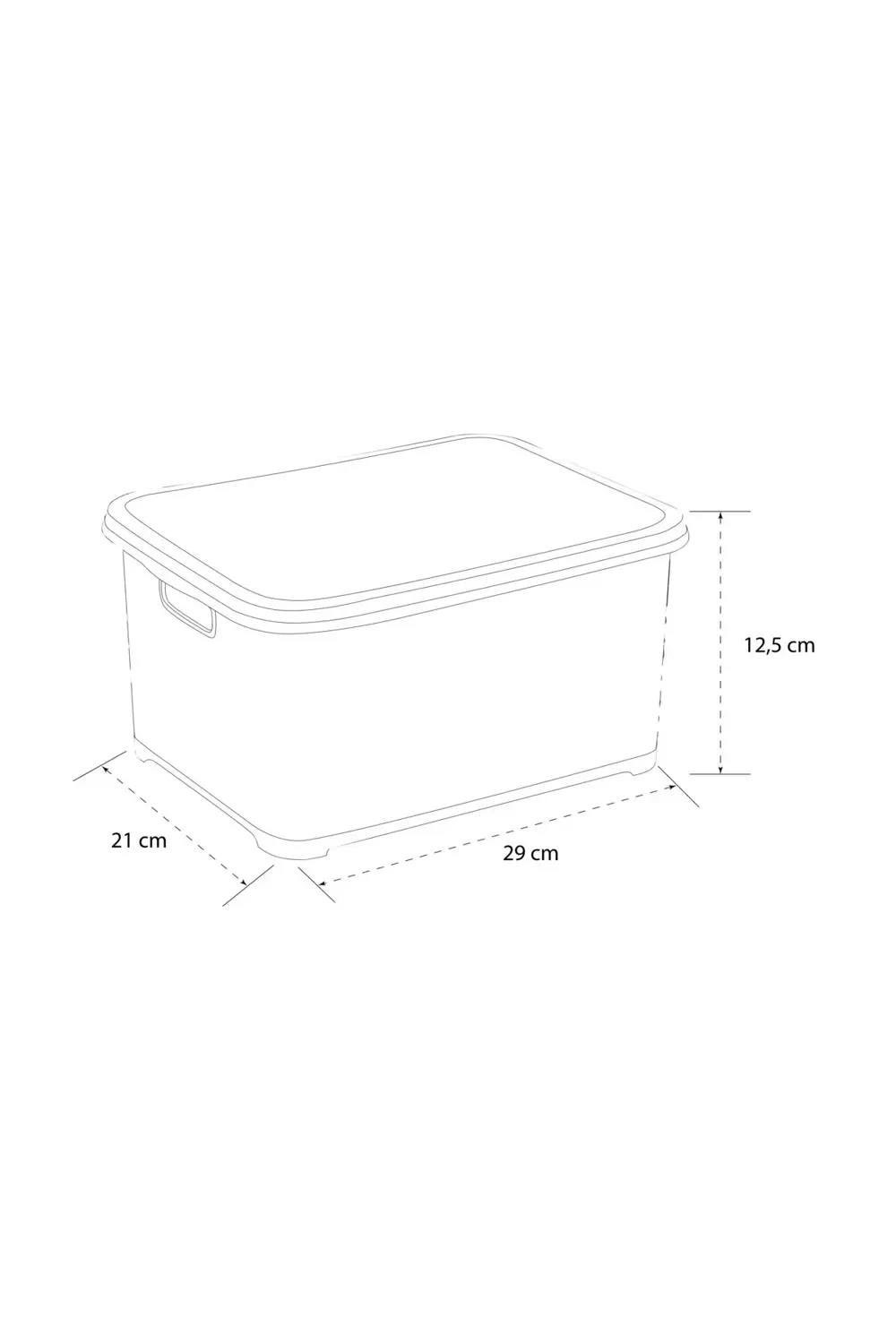Nostalji Kapaklı Kutu: 5,5 Litre