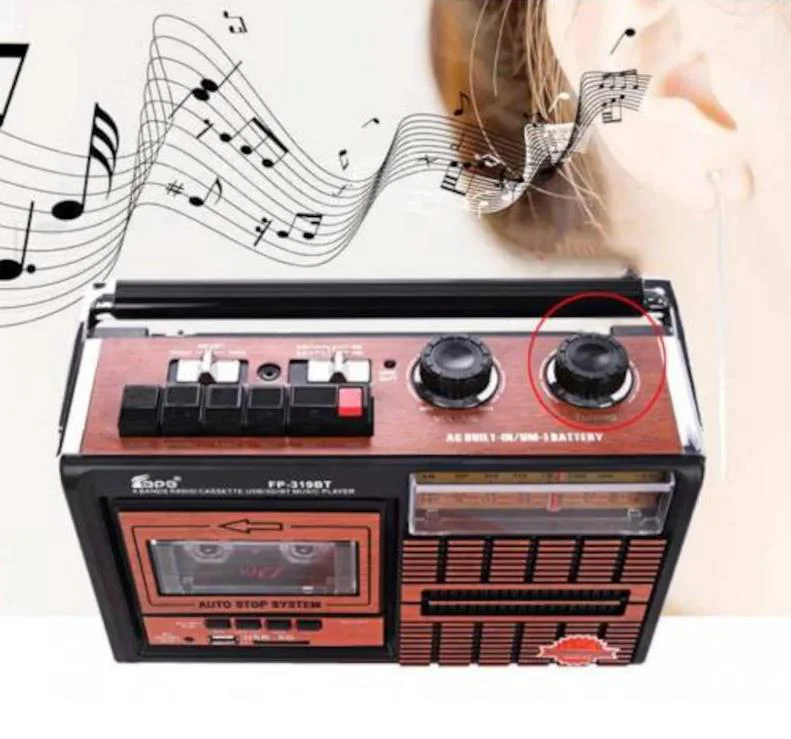 Nostalji Tasarımlı Kaset Ve Müzik Çalar Knstar FP-319 Kaset-Bluet Nostalji Tasarımlı Kaset Ve Müzik Çalar Knstar FP-319 Kaset-Bluet