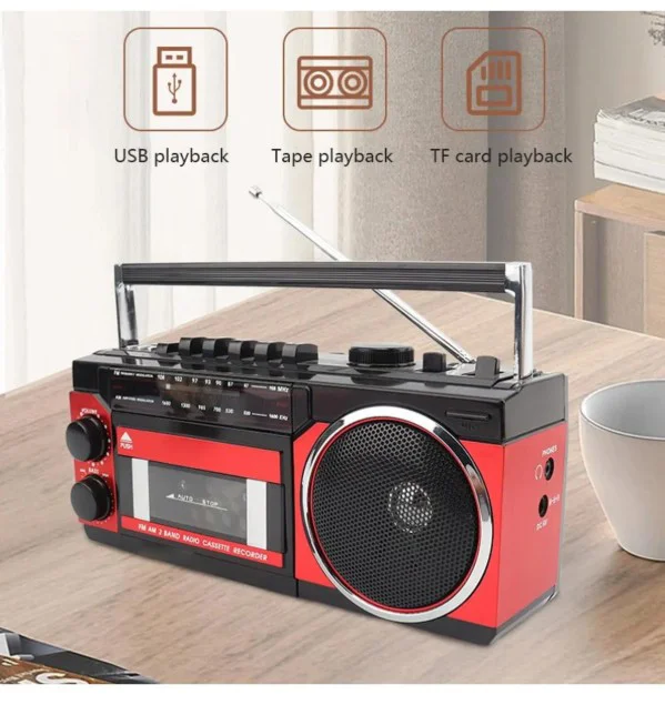 Nostalji Tasarımlı Kaset Ve Müzik Çalar PX-250BT Kaset-Bluetooth- Nostalji Tasarımlı Kaset Ve Müzik Çalar PX-250BT Kaset-Bluetooth-