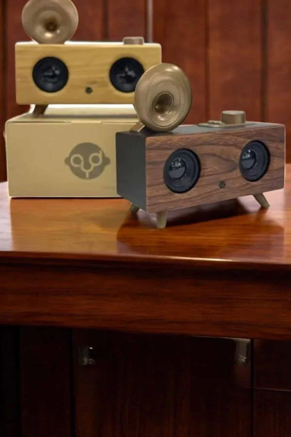 Nostaljik Görünümlü Bluetooth Bağlantılı Speaker - Retro Bluetooth Hoparlör 90dB Stereo