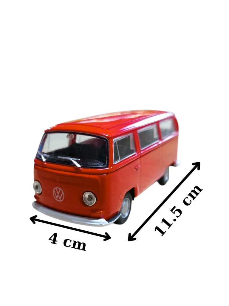 Nostaljik Kırmızı Volkswagen Type 2 ( 1/32 Ölçek ) Metal Çek Bırak Kapılar Açılır Model Araba Nostaljik Kırmızı Volkswagen Type 2 ( 1/32 Ölçek ) Metal Çek Bırak Kapılar Açılır Model Araba