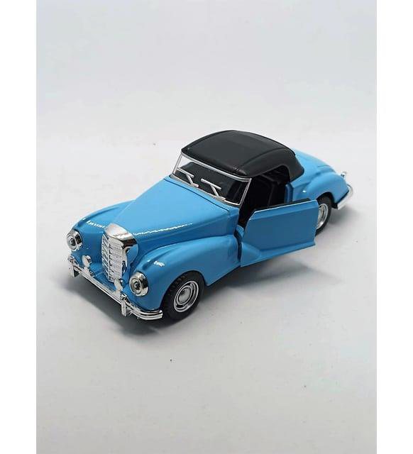 Nostaljik Klasik Metal Çek Bırak Araba Mavi Kapılar Açılır ( 1/36