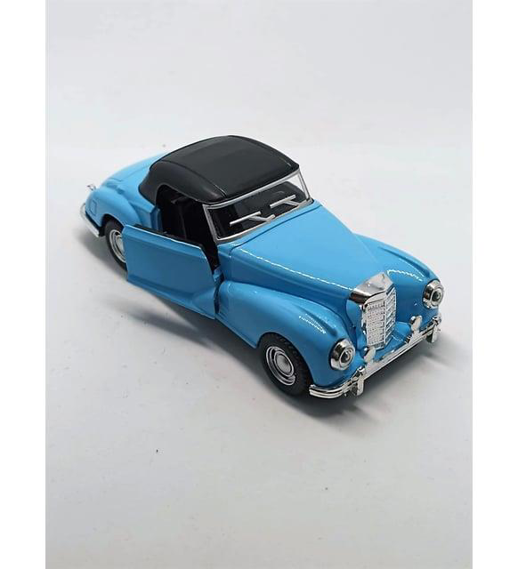Nostaljik Klasik Metal Çek Bırak Araba Mavi Kapılar Açılır ( 1/36