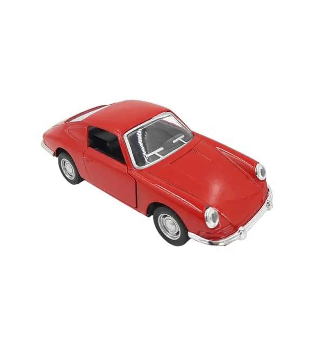 Nostaljik Klasik Metal Çek Bırak Araba Kırmızı Kapılar Açılır ( 1