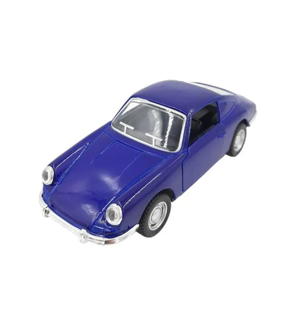 Nostaljik Klasik Metal Çek Bırak Araba Mavi Kapılar Açılır ( 1/36 Nostaljik Klasik Metal Çek Bırak Araba Mavi Kapılar Açılır ( 1/36