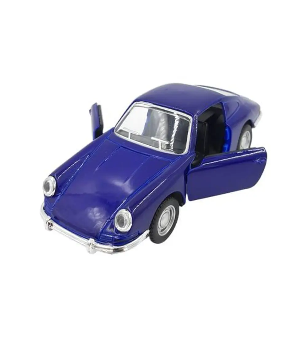 Nostaljik Klasik Metal Çek Bırak Araba Mavi Kapılar Açılır ( 1/36 Nostaljik Klasik Metal Çek Bırak Araba Mavi Kapılar Açılır ( 1/36