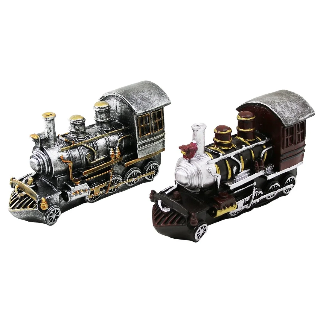 Nostaljik Lokomotiv Tren Tasarımlı Biblo Kumbara - Vintage Görünümlü - Dekoratif Fiyatı, Yorumları ve Özellikleri