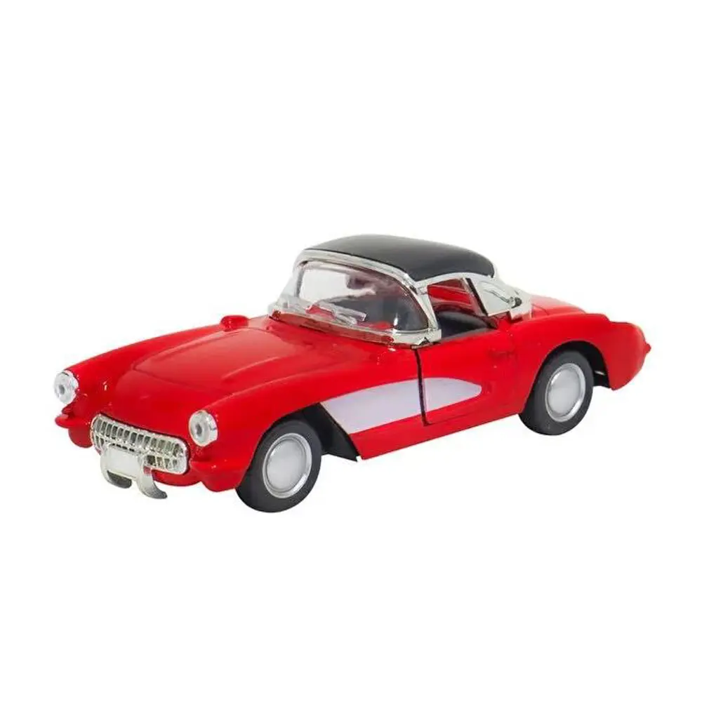 Nostaljik Metal Çek Bırak Araba Kırmızı Kapılar Açılır ( 1/36 Ölç