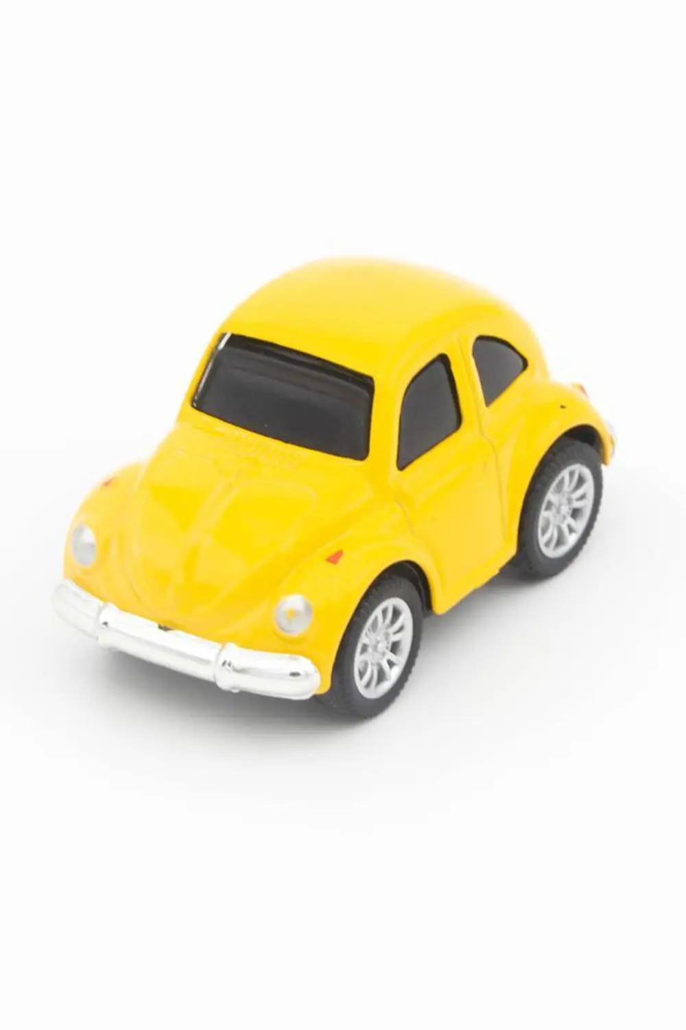 Nostaljik Metal Çek Bırak Araba Mini Sarı Otomobil