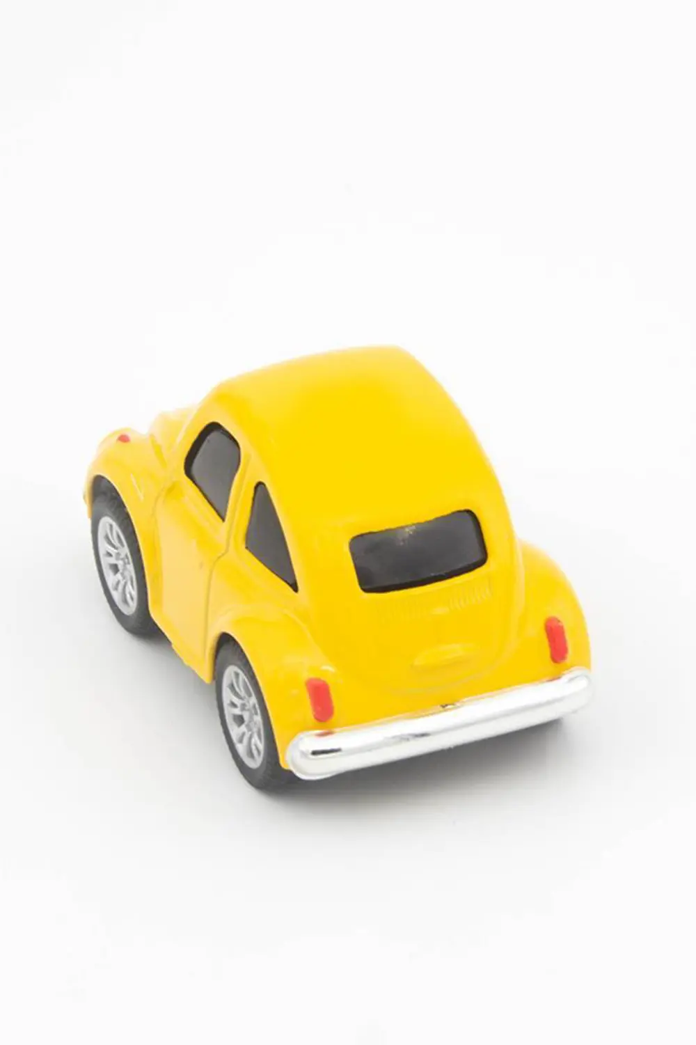 Nostaljik Metal Çek Bırak Araba Mini Sarı Otomobil