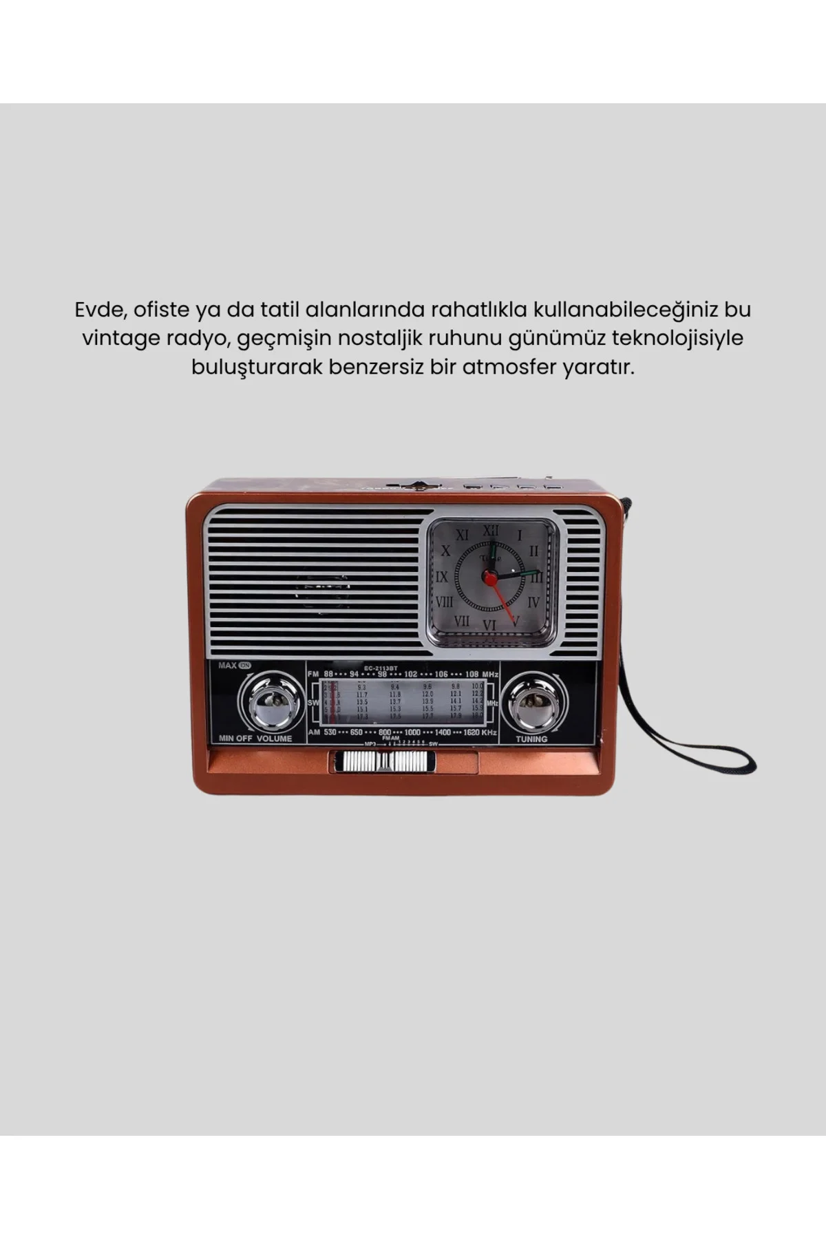 Nostaljik Radyo – Şık Dekoratif Tasarım Ve Güvenli 2 Yıl