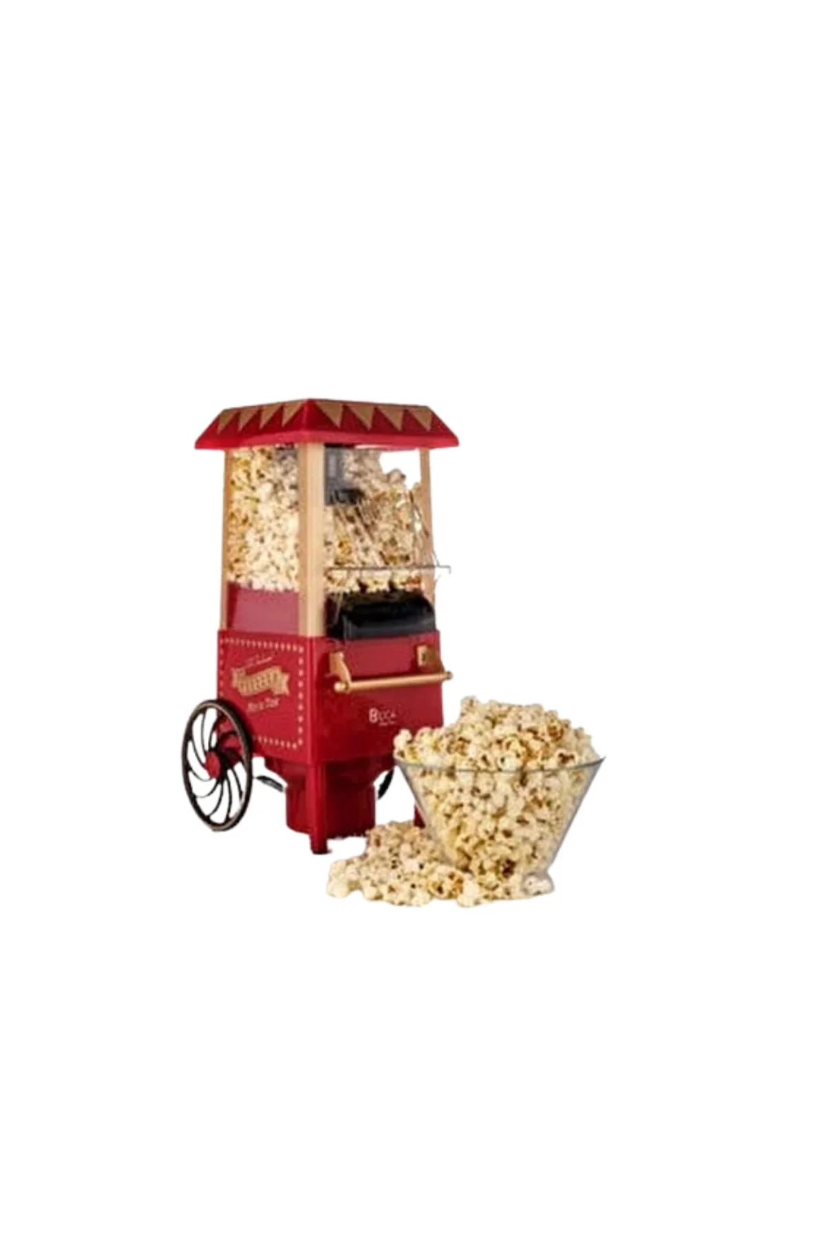 Nostaljik Tasarımlı Yağsız Mısır Patlatma Makinesi Nostaljik Tasarımlı Yağsız Mısır Patlatma Makinesi - Görsel 4
