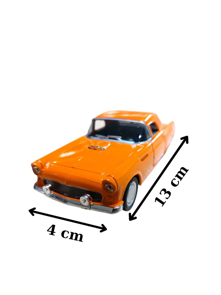 Nostaljik Turuncu 1955 Ford Thunderbird ( 1/32 Ölçek ) Metal Çek Bırak Araba Kapılar Açılır Nostaljik Turuncu 1955 Ford Thunderbird ( 1/32 Ölçek ) Metal Çek Bırak Araba Kapılar Açılır