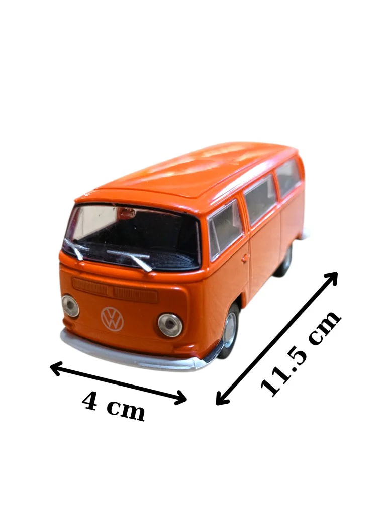 Nostaljik Turuncu Volkswagen Type 2 ( 1/32 Ölçek ) Metal Çek Bırak Kapılar Açılır Model Araba Nostaljik Turuncu Volkswagen Type 2 ( 1/32 Ölçek ) Metal Çek Bırak Kapılar Açılır Model Araba