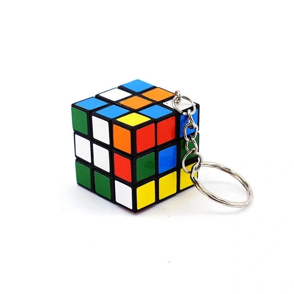 Nostaljik Zeka Küpü Sihirli Mini Rubik Anahtarlık Nostaljik Zeka Küpü Sihirli Mini Rubik Anahtarlık