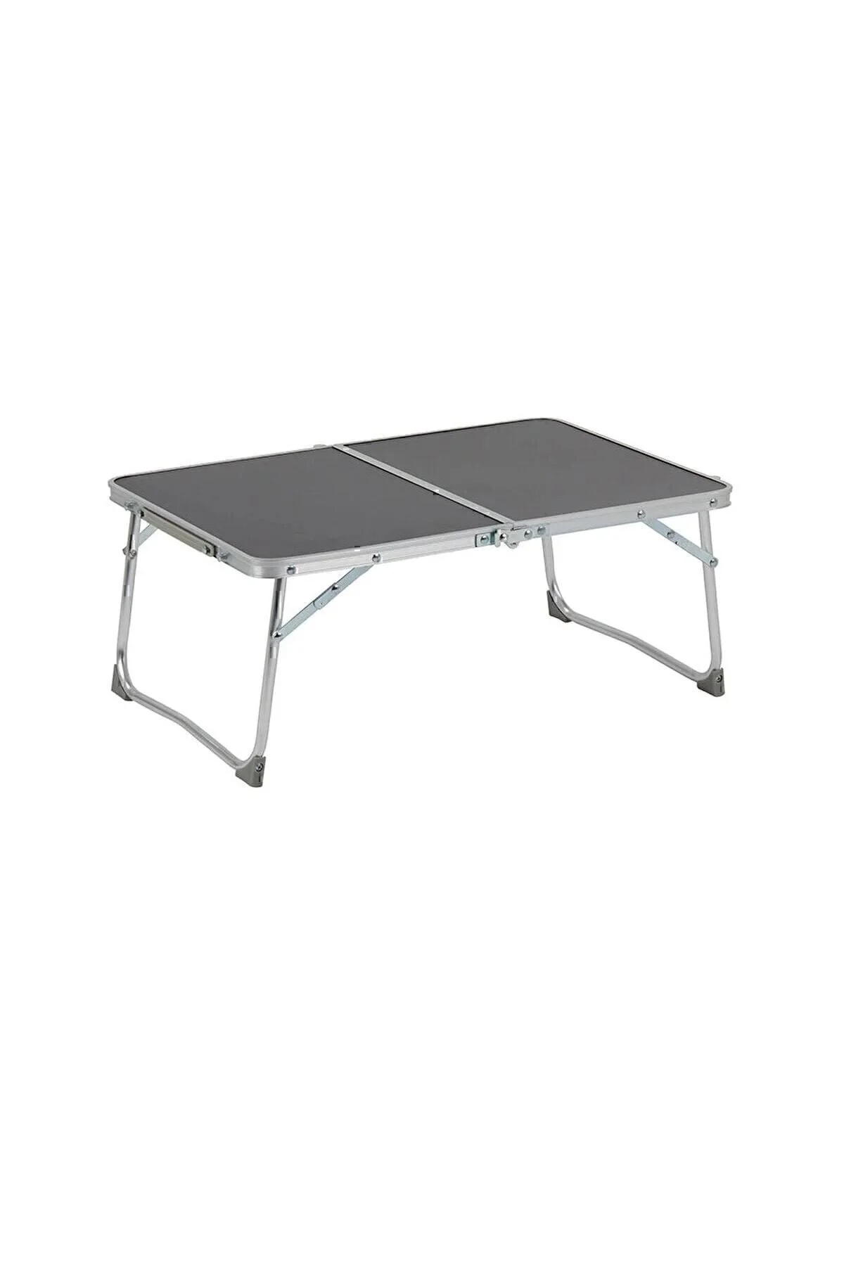 Not- Ebat Küçüktür Katlanır Siyah Kamp Sehpası 60x40x25 Cm Çok Am