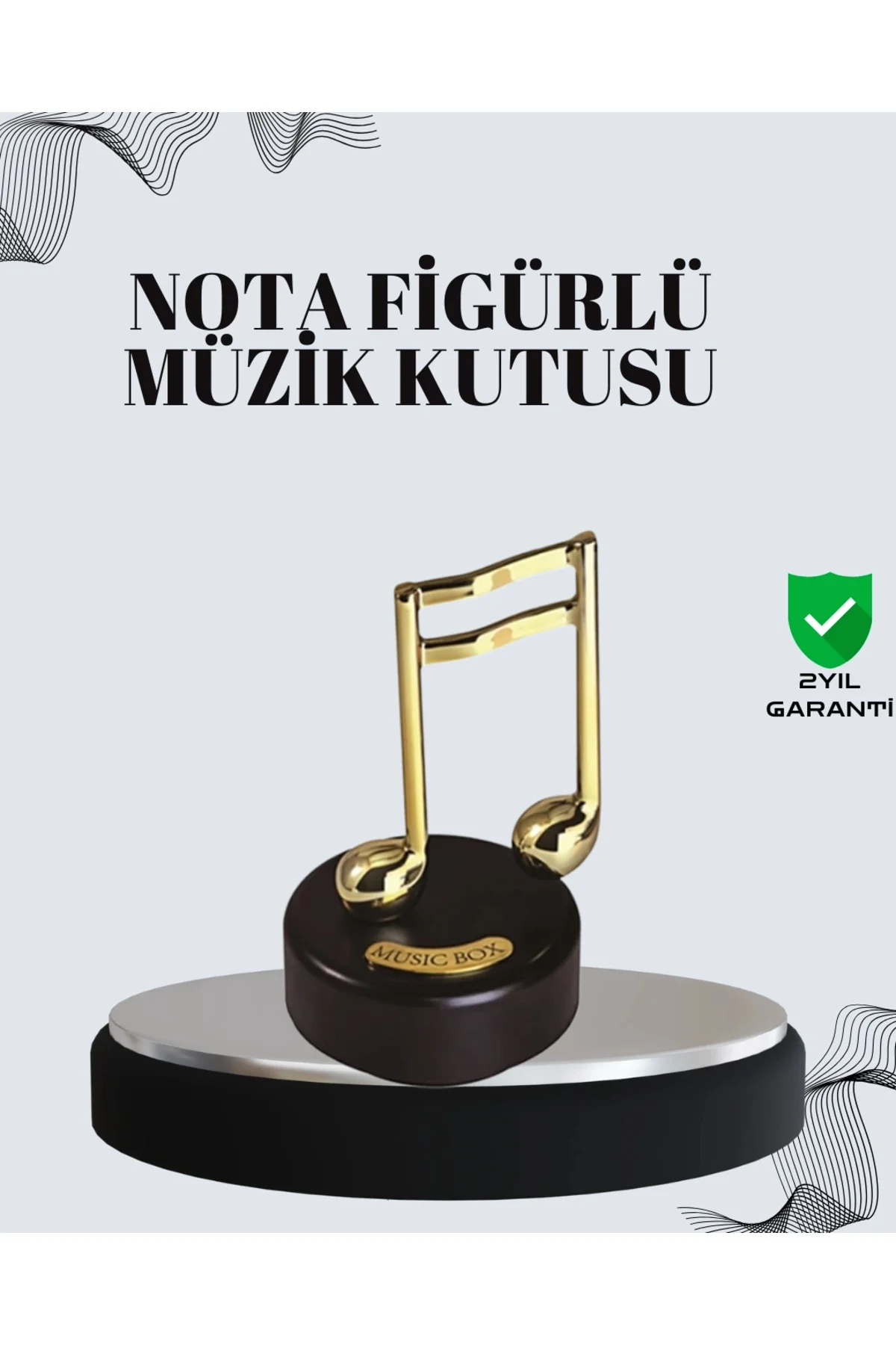 Nota Figürü Müzik Kutusu Melodious Model
