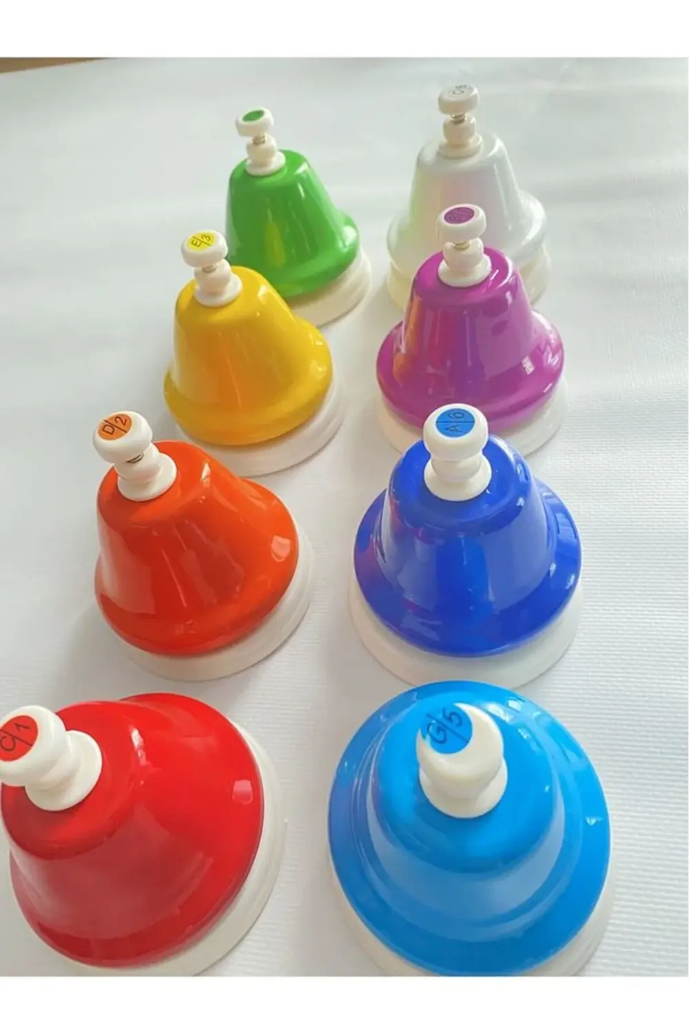 Notalı Masa Zili Seti 8’li Deskbell