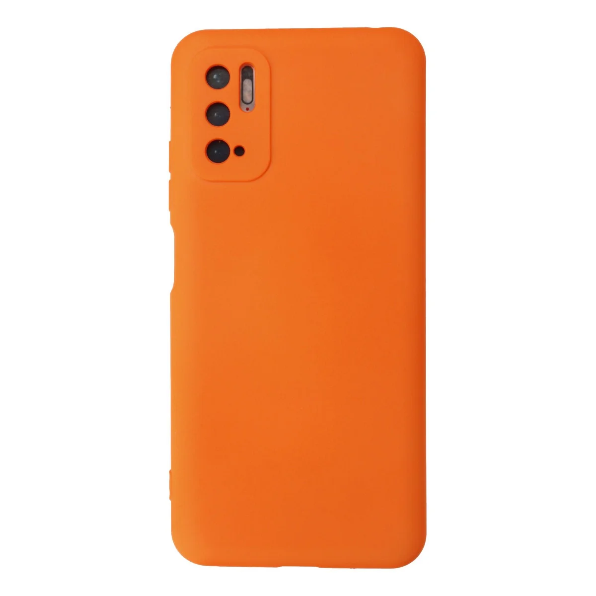 Note 10 5G Nano İçi Kadife Silikon Kılıf - Turuncu Şık Koruma