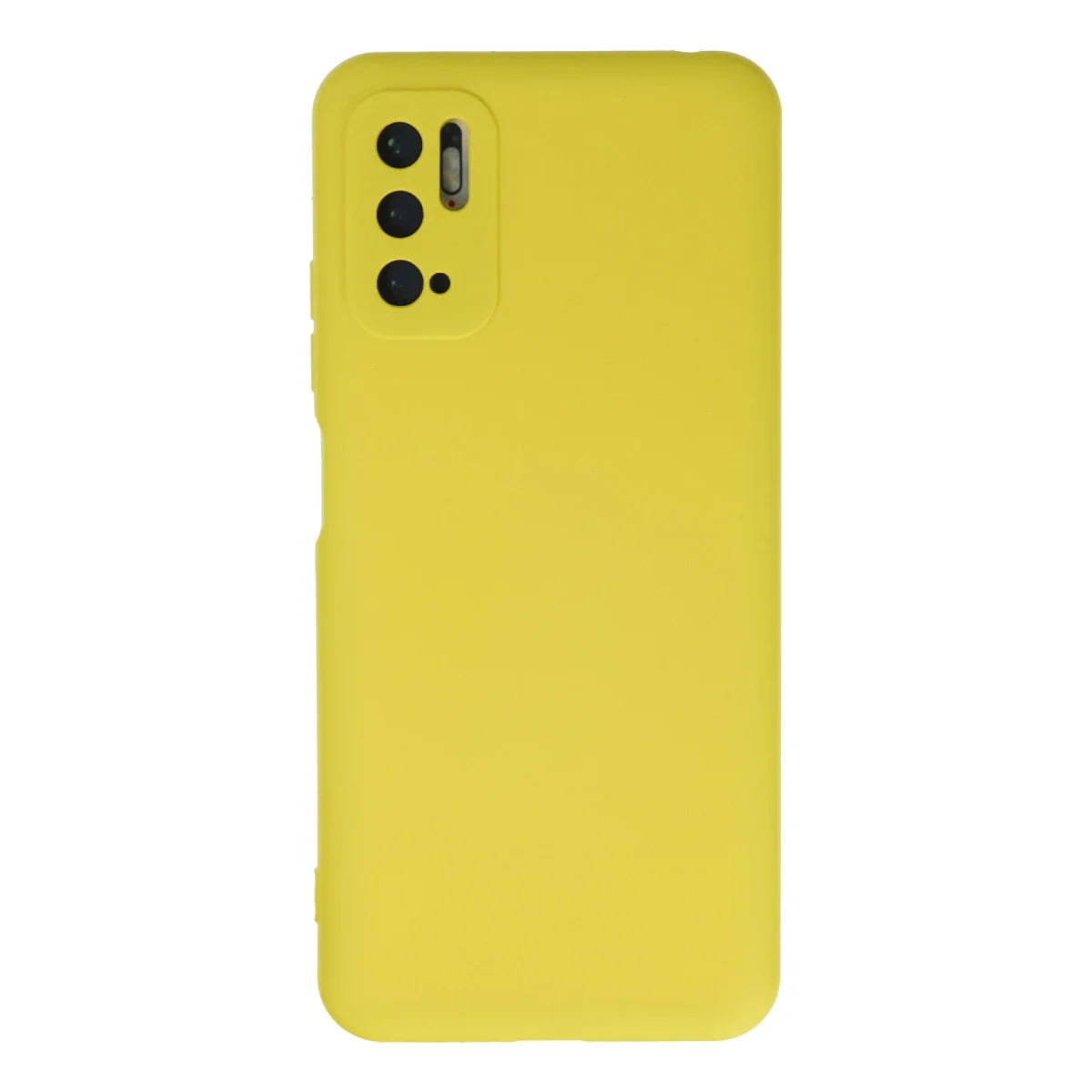 Note 10 5G Nano İçi Kadife Silikon Kılıf - Sarı