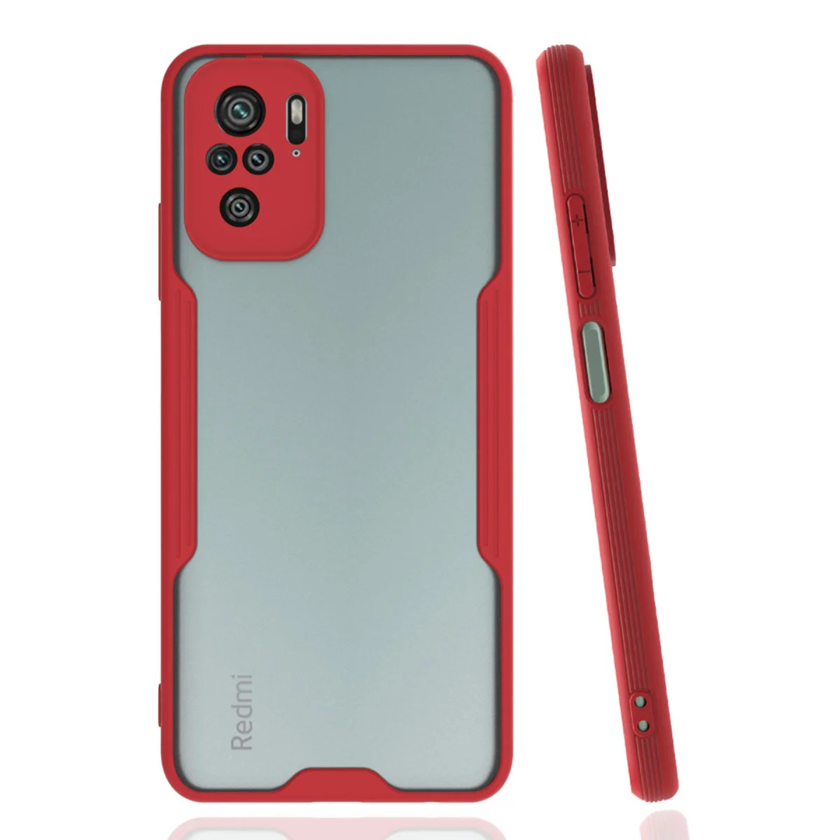 Note 10 Kılıf Platin Silikon - Kırmızı