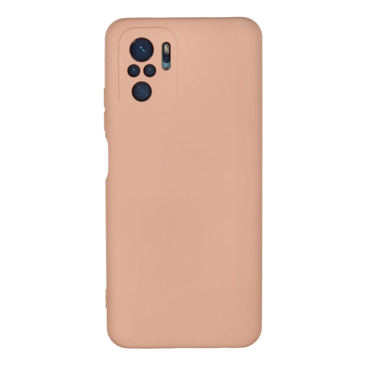 Note 10 Nano İçi Kadife Silikon Kılıf - Pudra - Maksimum Koruma ve Şıklık