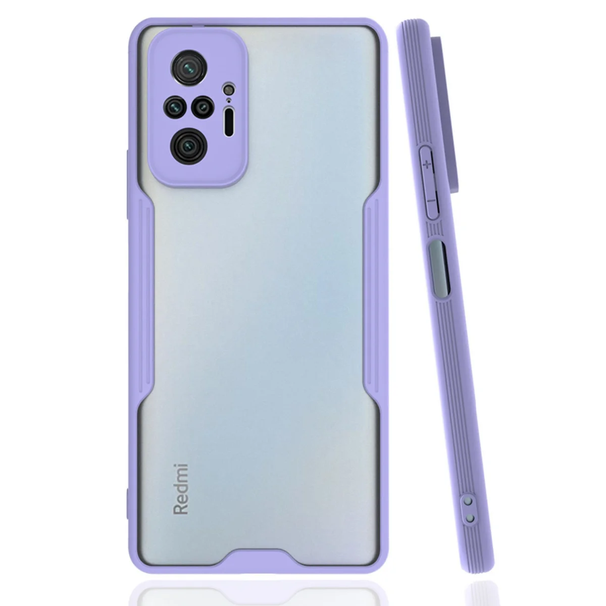 Note 10 Pro Kılıf Platin Silikon Lila - Şık ve Güçlü Koruma