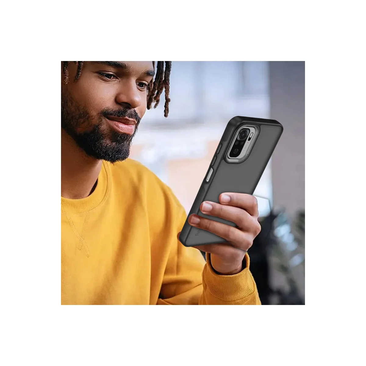 Note 10 Pro Kılıf - Pudra Rengi TPU/PC Şık ve Koruyucu Elegant Kapak