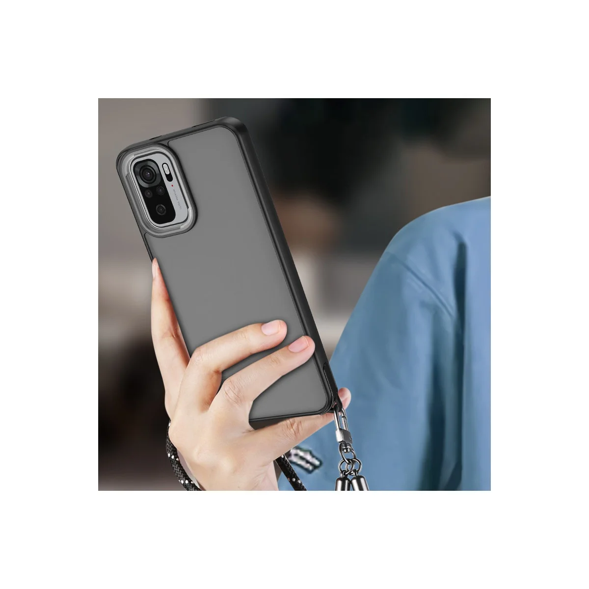 Note 10 Pro Kılıf - Pudra Rengi TPU/PC Şık ve Koruyucu Elegant Kapak