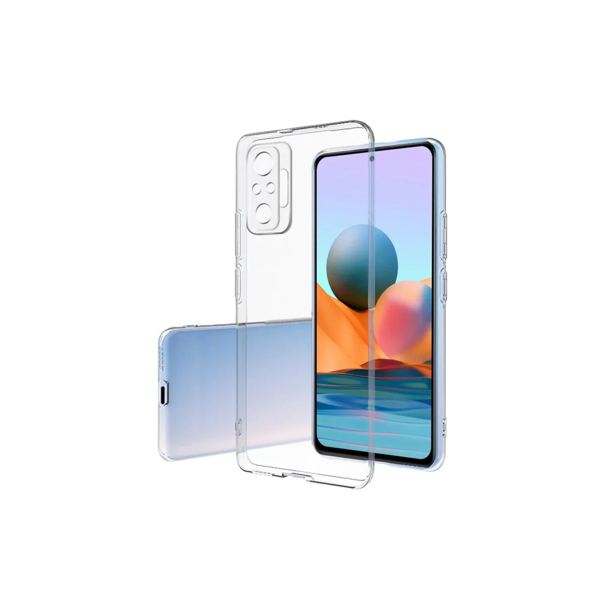 Note 10 Pro Lüx Şeffaf Silikon Kılıf - Pürüzsüz, Hafif ve Ekran Koruyucu
