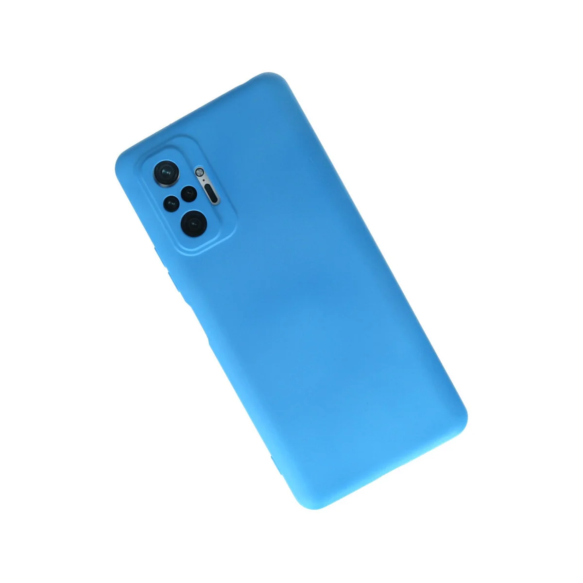 Note 10 Pro Nano İçi Kadife Silikon Kılıf - Mavi