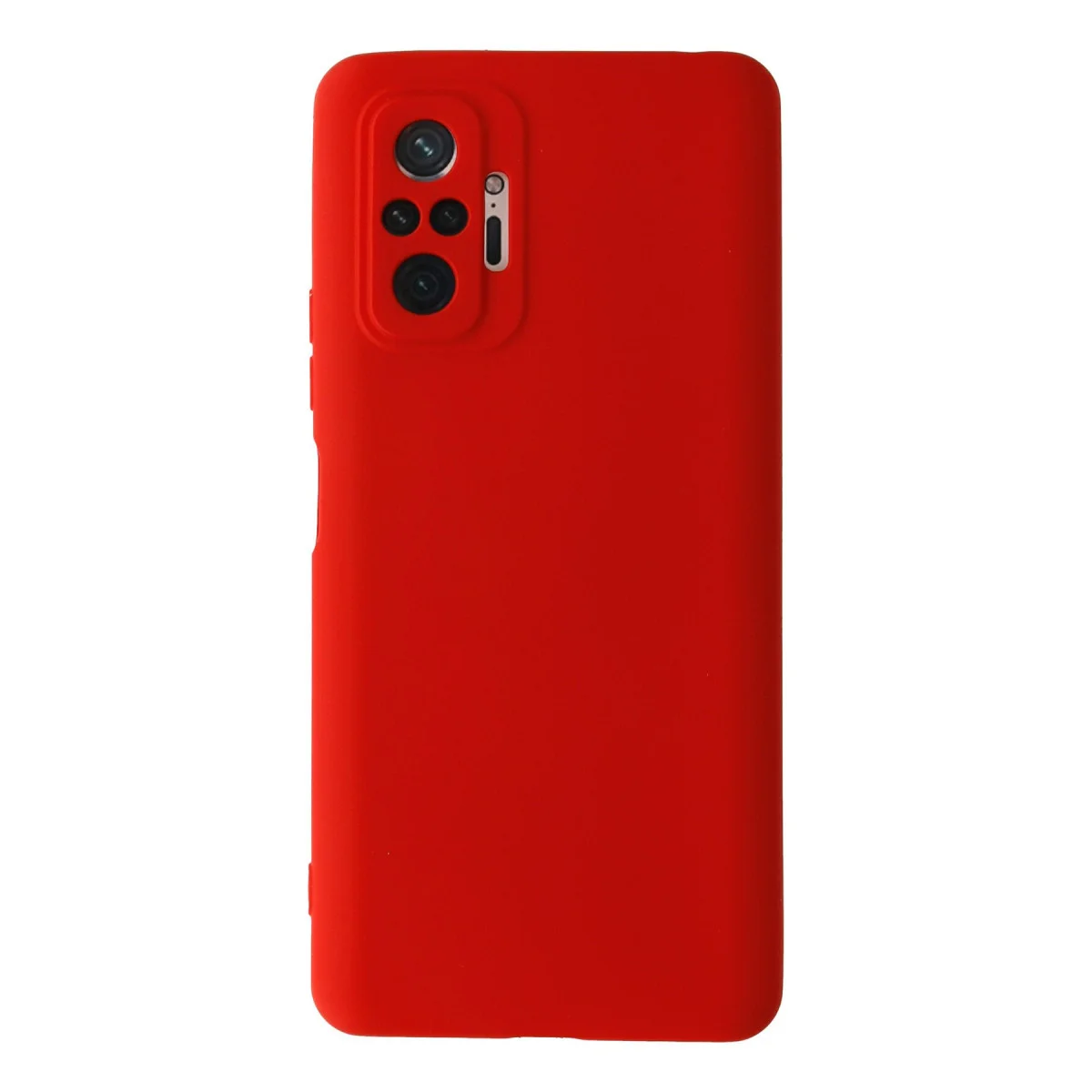 Note 10 Pro Nano İçi Kadife Silikon Kılıf - Kırmızı