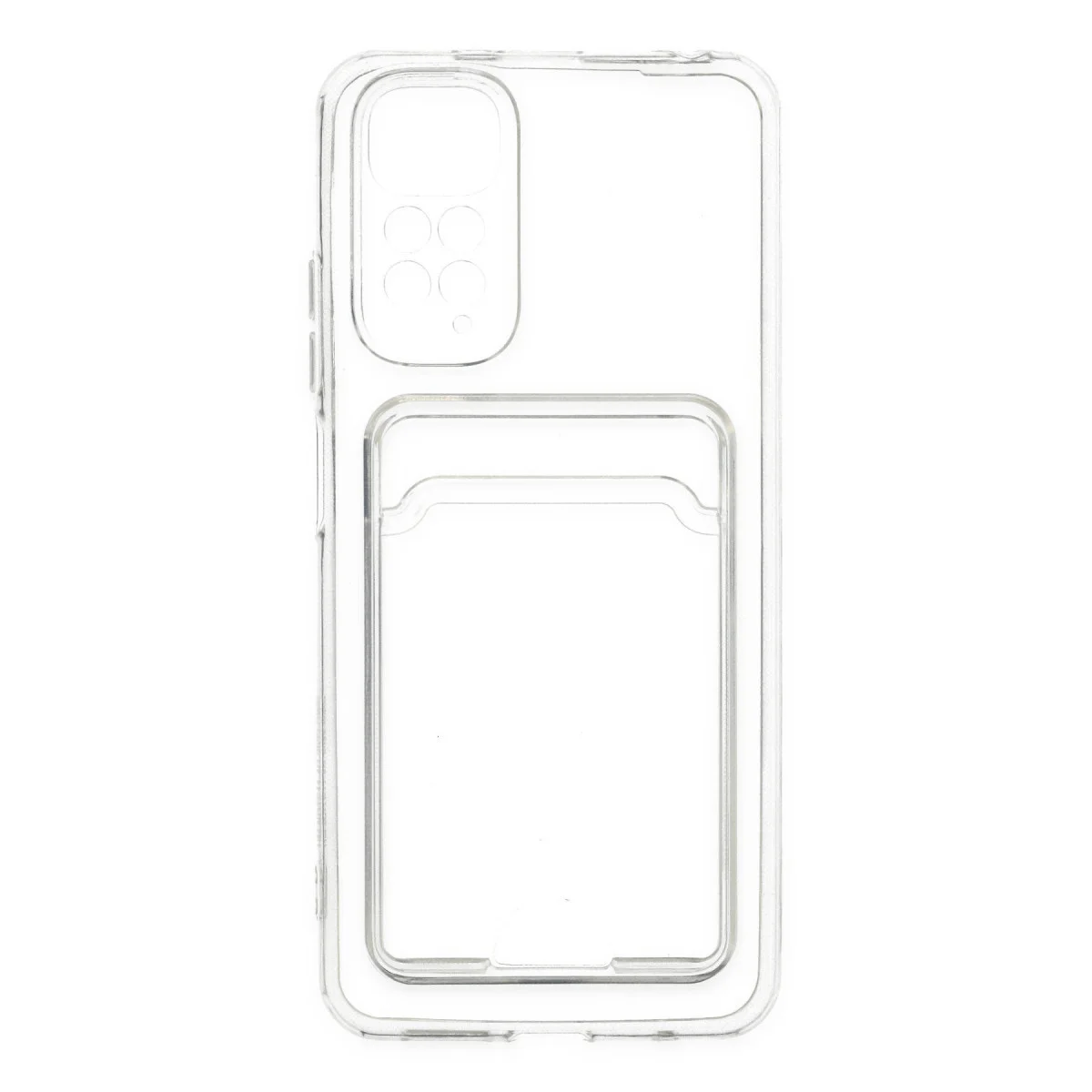 Note 11 Kart Şeffaf Silikon Kılıf - Şeffaf ve Ultra Koruyucu