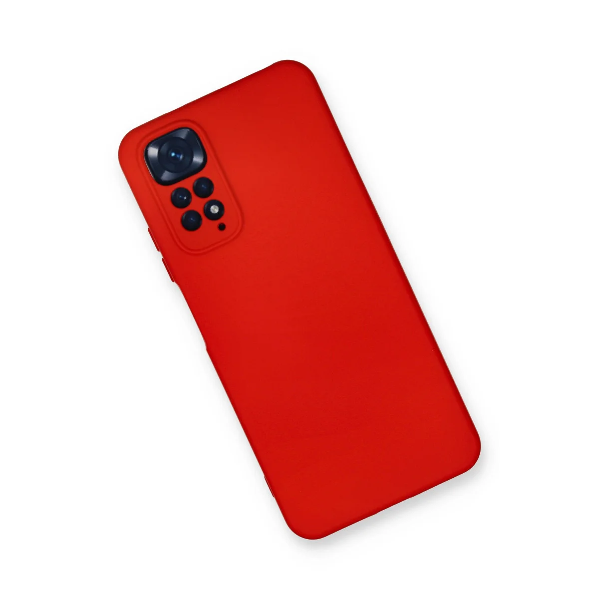 Note 11 Nano İçi Kadife Silikon Kılıf - Kırmızı Yerli Üretim Koruması