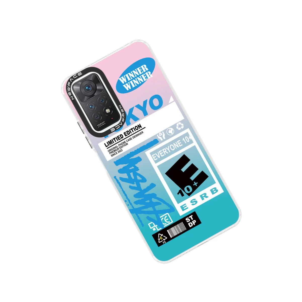 Note 11 Pro Estoril Desenli Kılıf - Yumuşak ve Pürüzsüz Mat Kapak