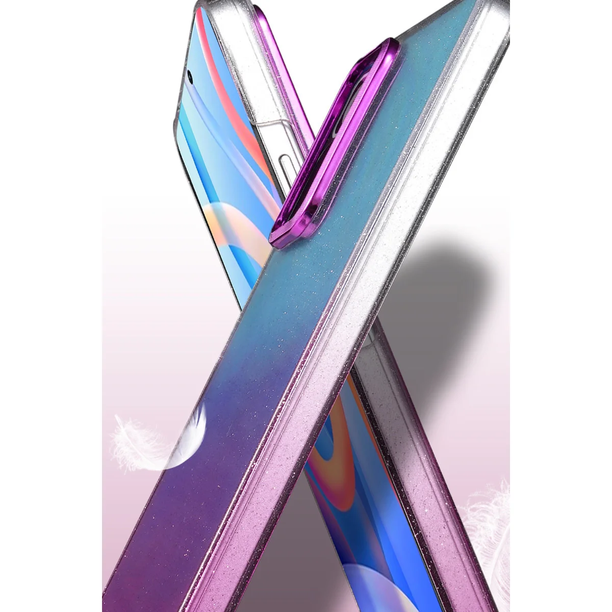 Note 11 Pro Mor Glossy Kapak - Şık ve Koruyucu Cep Telefonu Kılıfı