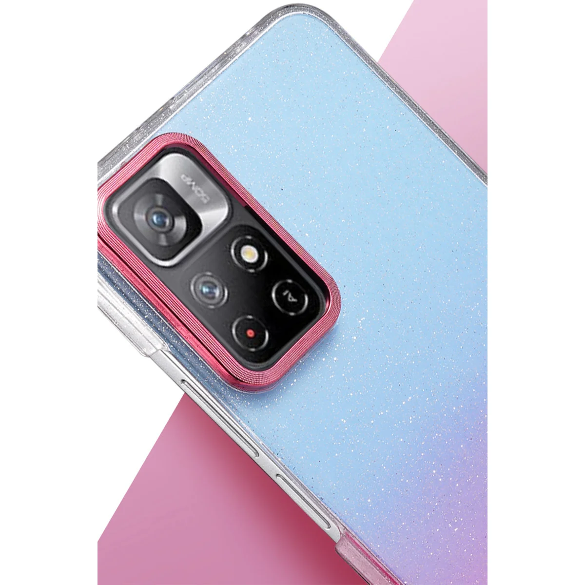 Note 11 Pro Mor Glossy Kapak - Şık ve Koruyucu Cep Telefonu Kılıfı