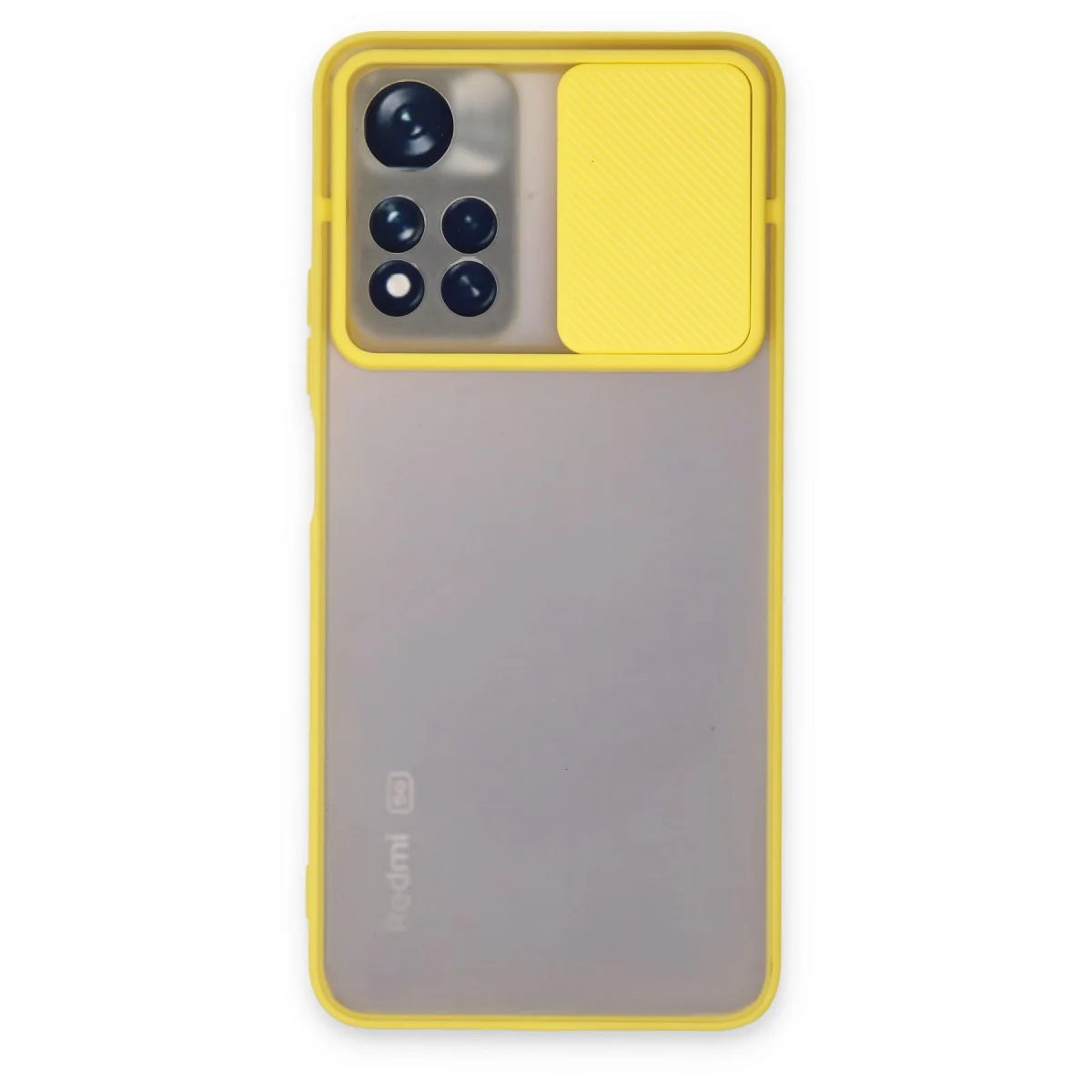 Note 11 Pro Plus 5G Kılıf - Palm Buzlu Kamera Sürgülü Silikon - Güvenli Koruma ve Şıklık