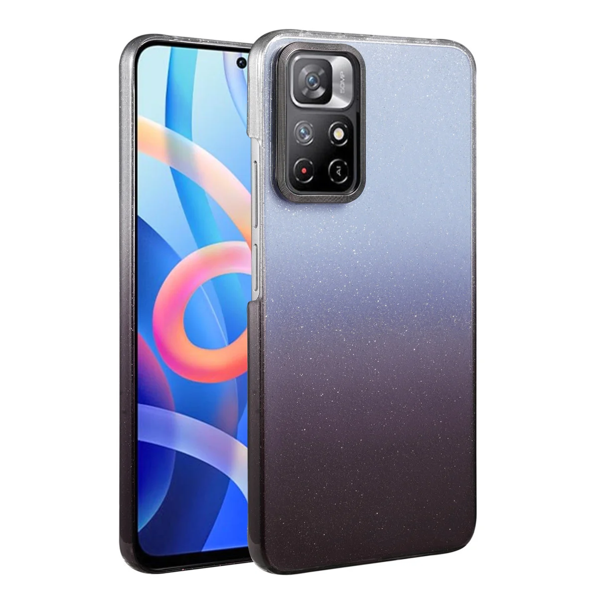 Note 11 Pro Siyah Lüks Glossy Kapak - Şık ve Koruyucu