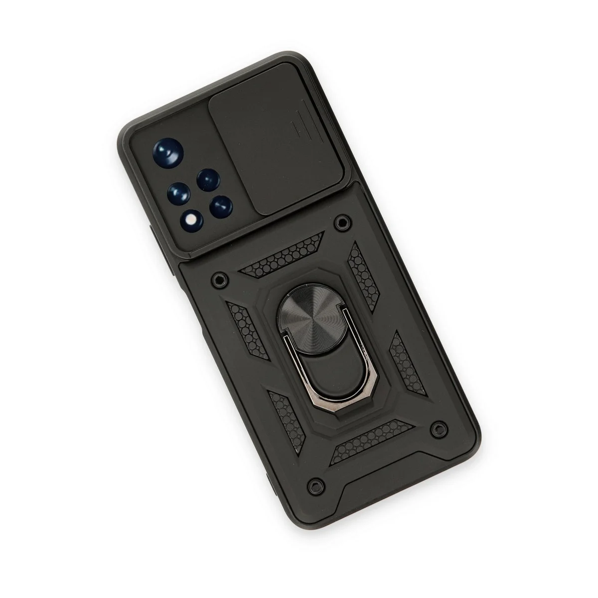 Note 11T Lens Korumalı Silikon Kılıf - Siyah