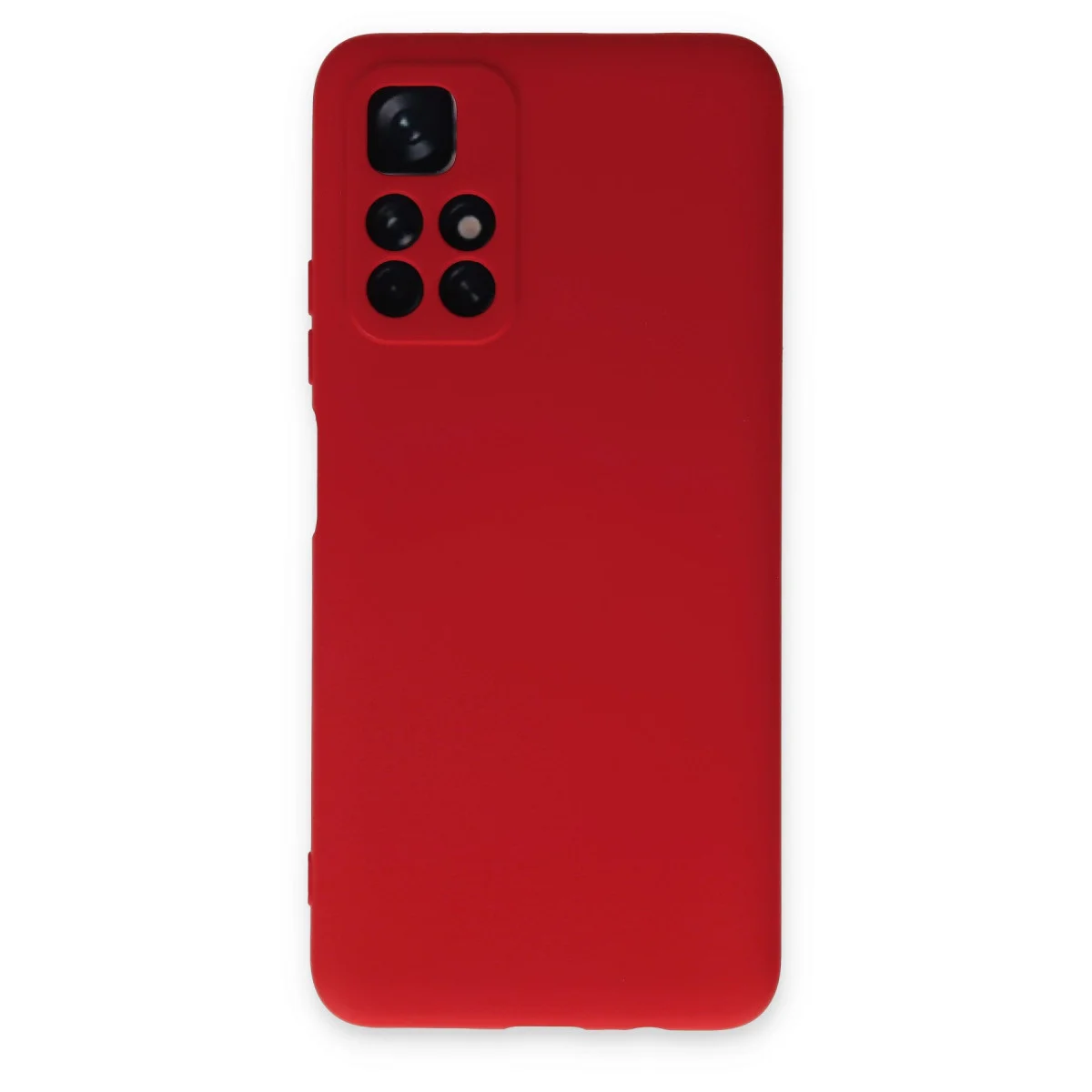 Note 11T Nano İçi Kadife Silikon Kılıf - Kırmızı, Yerli Üretim, Su Geçirmez ve Şık