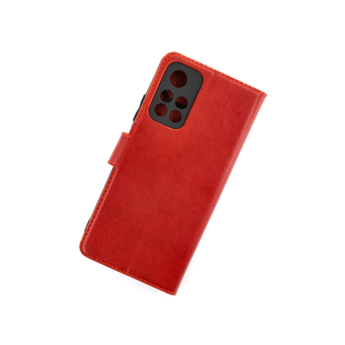Note 11T Trend S Plus Kapaklı Kılıf Kırmızı - Katlanabilir Standlı Koruma ve Cüzdan