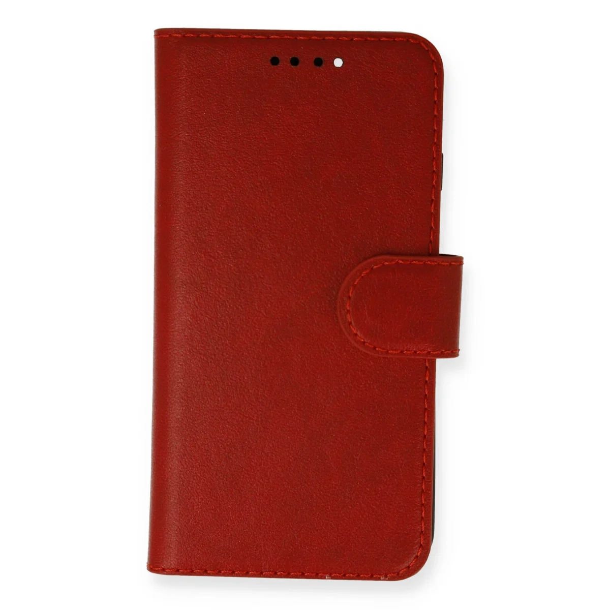 Note 11T Trend S Plus Kapaklı Kılıf Kırmızı - Katlanabilir Standlı Koruma ve Cüzdan