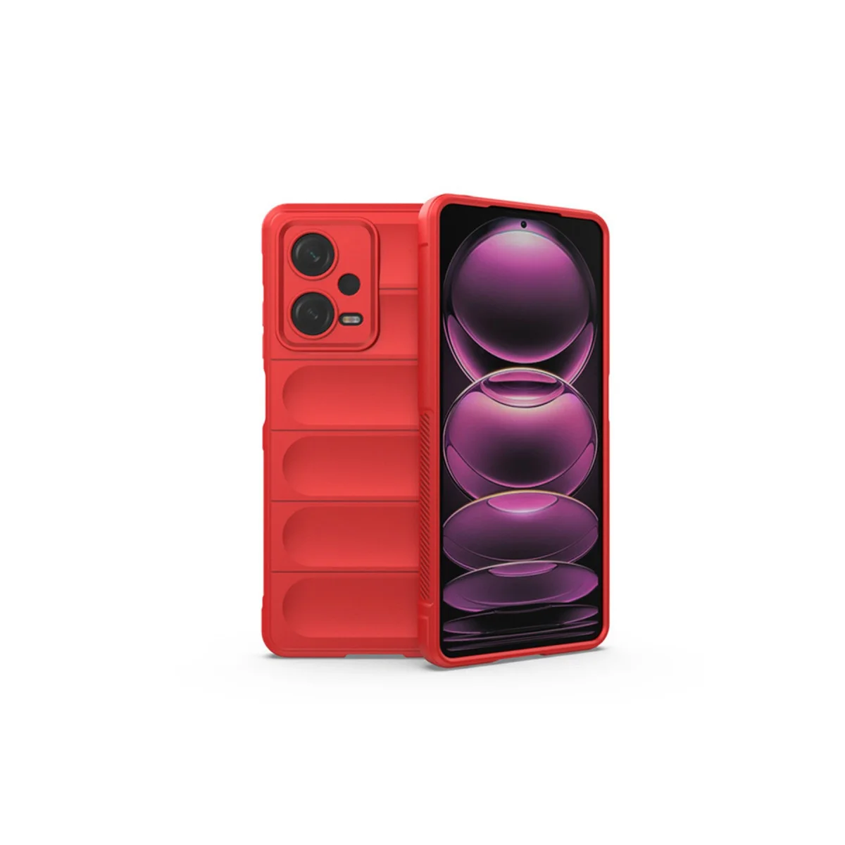 Note 12 4G Kılıf Optimum Silikon - Kırmızı (Maksimum Koruma ve Şıklık)