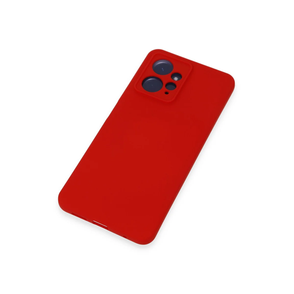Note 12 4G Nano İçi Kadife Silikon Kılıf - Kırmızı, Su Geçirmez ve Tam Koruma